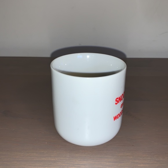 Peanuts Snoopy and Woodstock Vintage White Ceramic Mini Mug - Picture 6 of 9